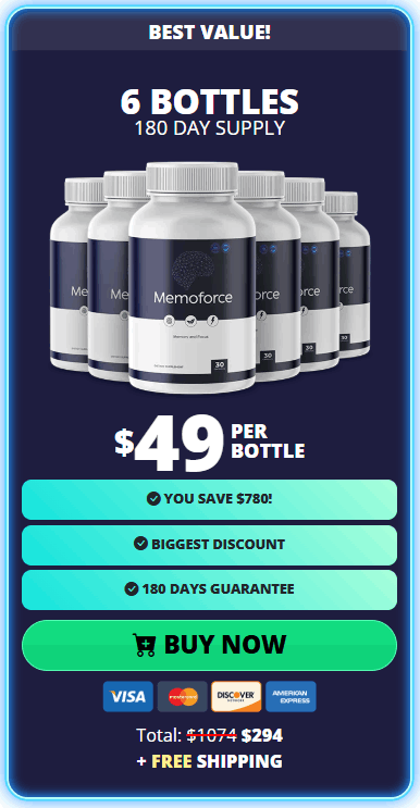 Buy MemoForce 6 Bottle